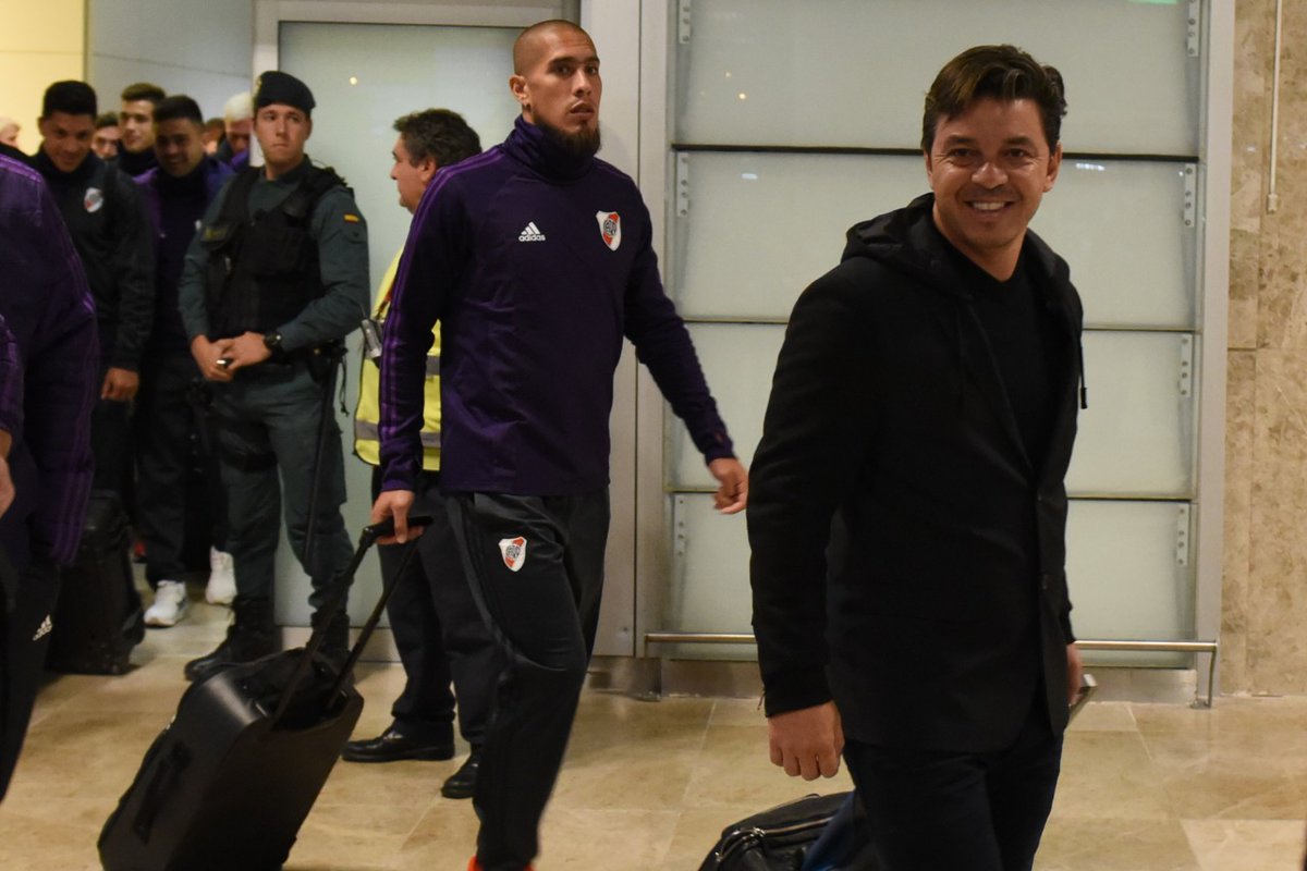 Así fue la llegada de River a Madrid
