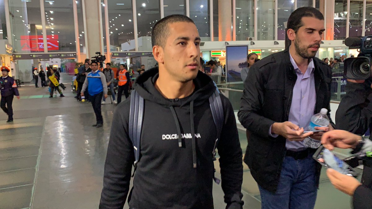 Dominguez ya está en el país y dio sus primeras sensaciones