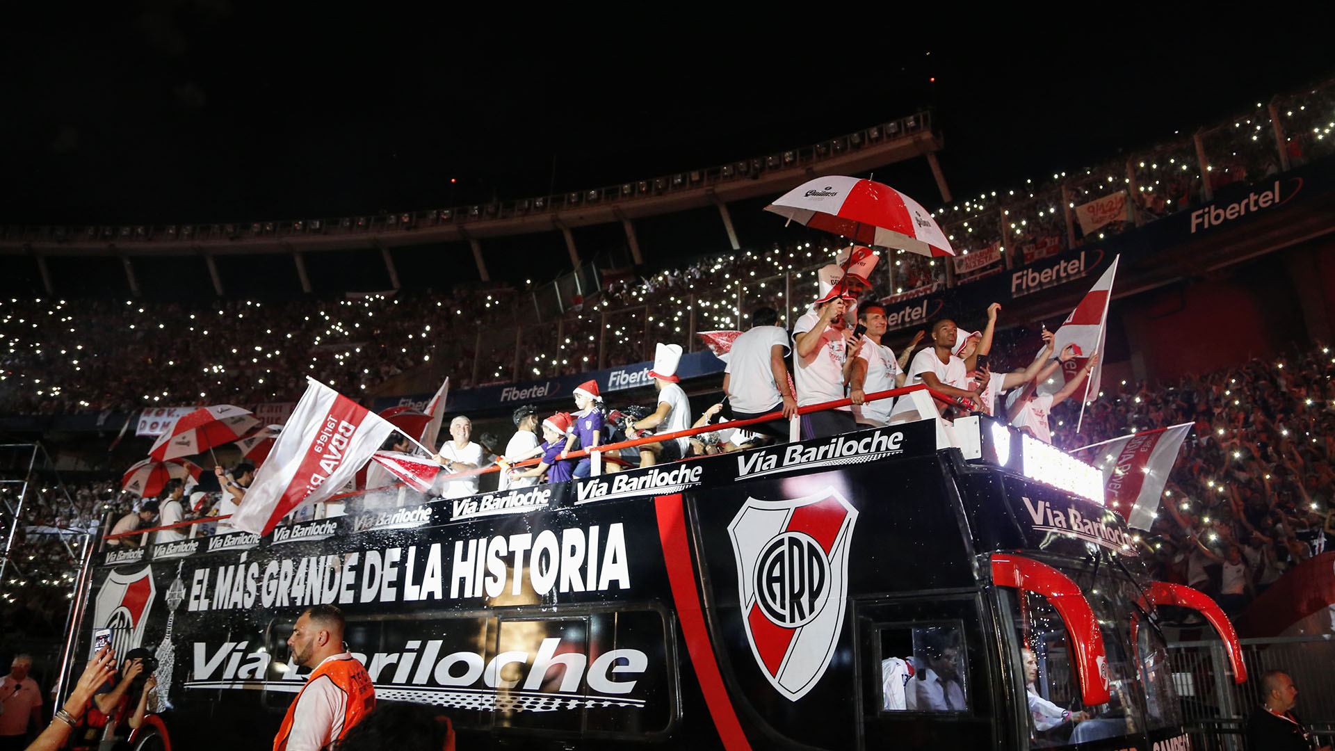 La noche de River, en fotos