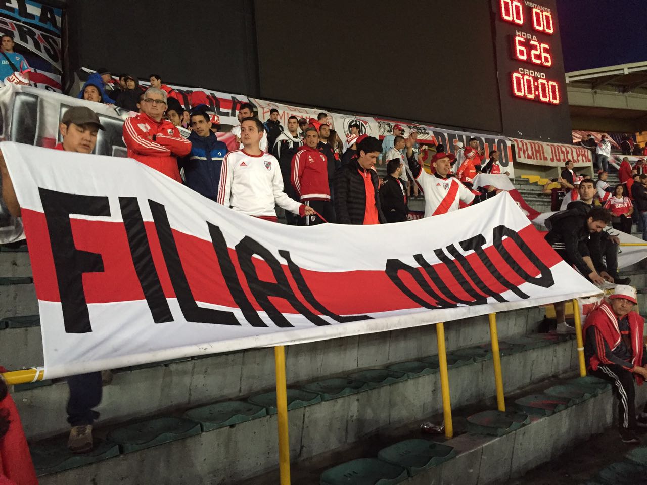 El color de River en Colombia