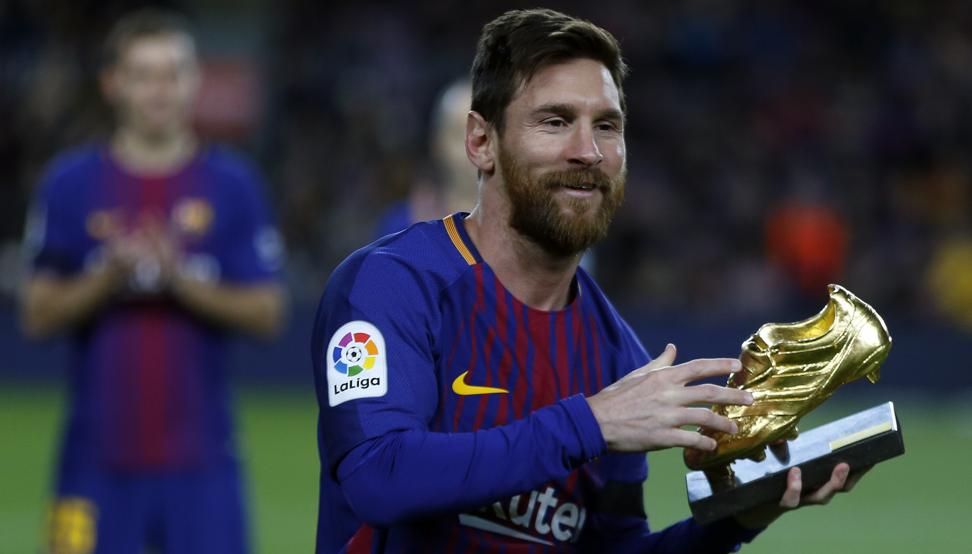 ¡Messi se quedó con la sexta Bota de Oro!