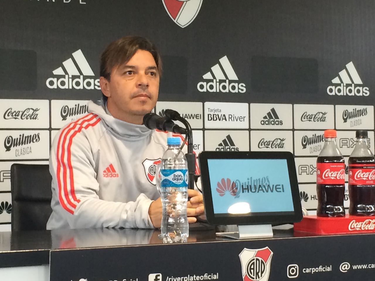 Gallardo aseguró que pondrá lo mejor ante el Bicho