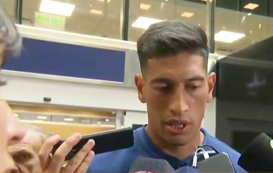 Llegó Boca y habló Esteban Andrada