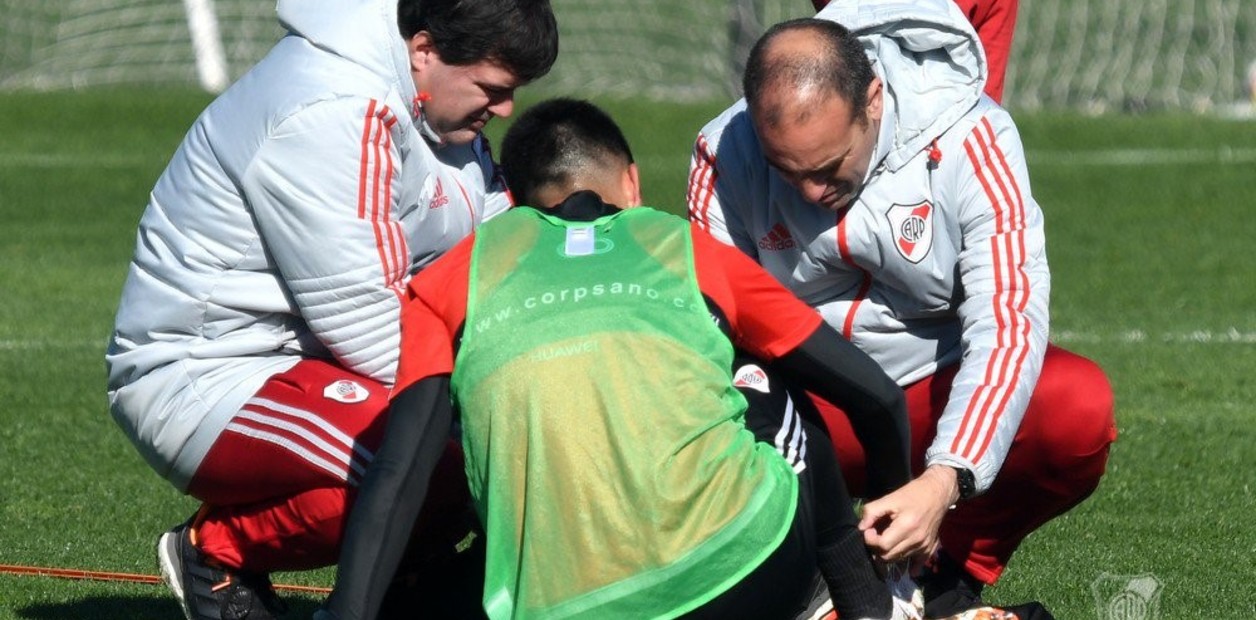 Además de Montiel, hay otro tocado en River