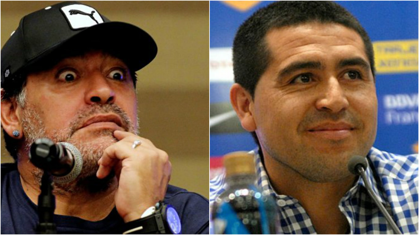 Diego durísimo con Riquelme