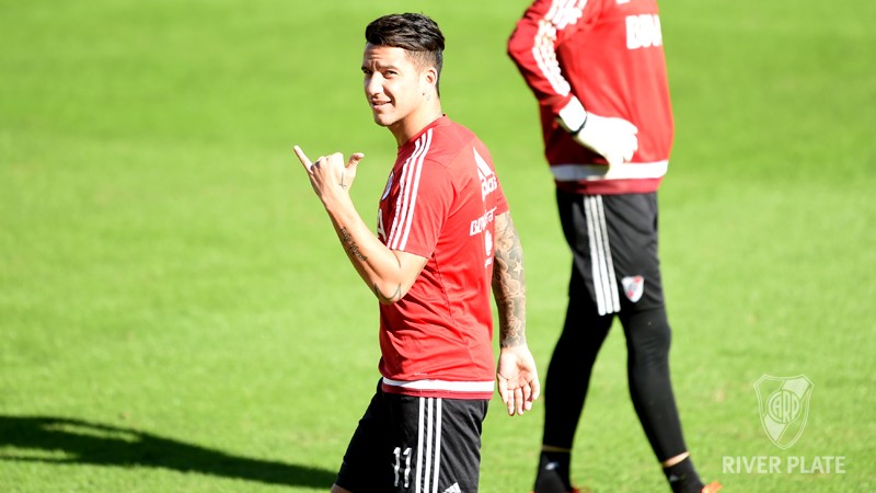 Con Driussi, river trabajó en Ezeiza