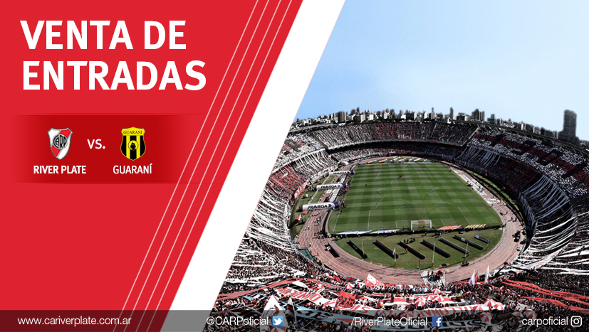 Entradas para River-Guaraní