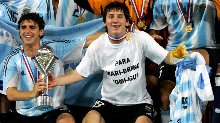 “De chico mandaba videos para que me conozcan de Argentina”