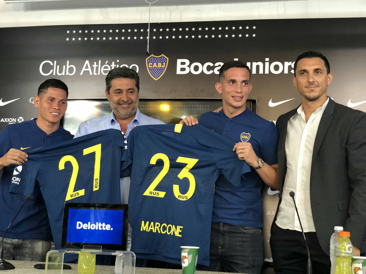 Así fue la presentación de Campuzano y Marcone