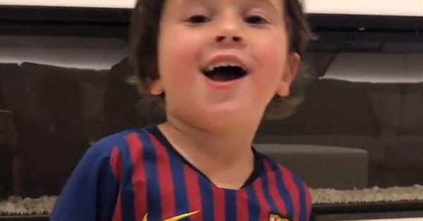 Mateo Messi, ¡un showman!