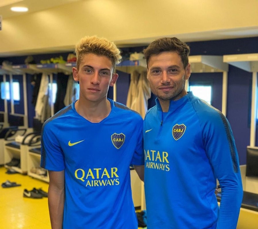 El hijo del Cata se sumó la Primera de Boca