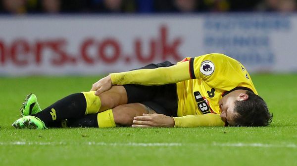 Mauro Zarate se rompió los ligamentos
