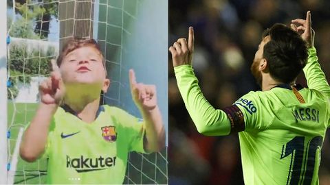 Las imágenes de Mateo Messi en su festejo de cumpleaños