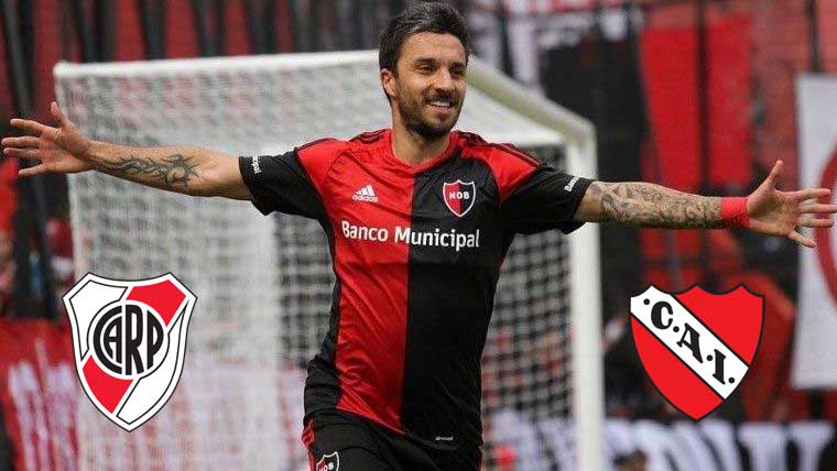 River e Independiente pelean por Scocco