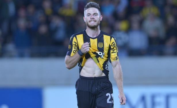 Nández está en La Boca