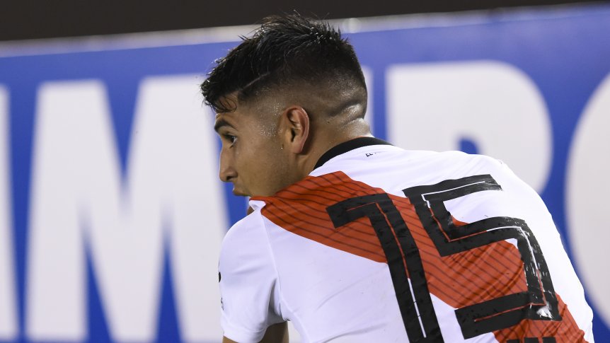 Así se lesionó Palacios ante Racing