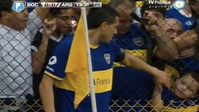 Riquelme y una sorpresa en el tiempo