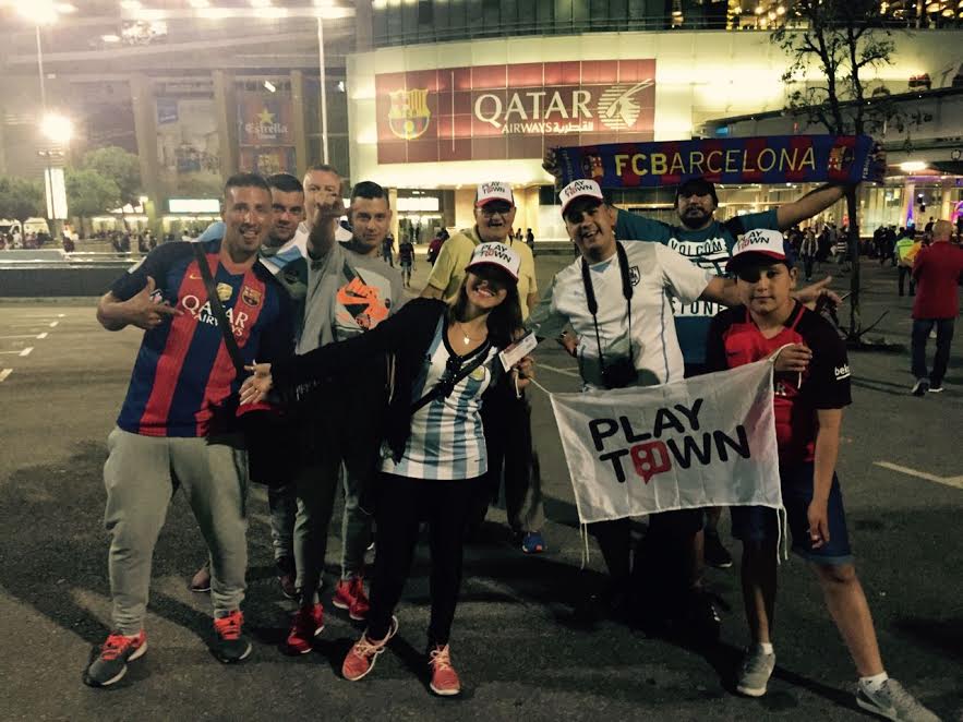 ¡Ya están en Camp Nou!