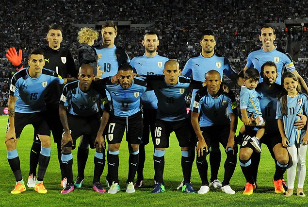 Sin Suárez, la lista de Uruguay