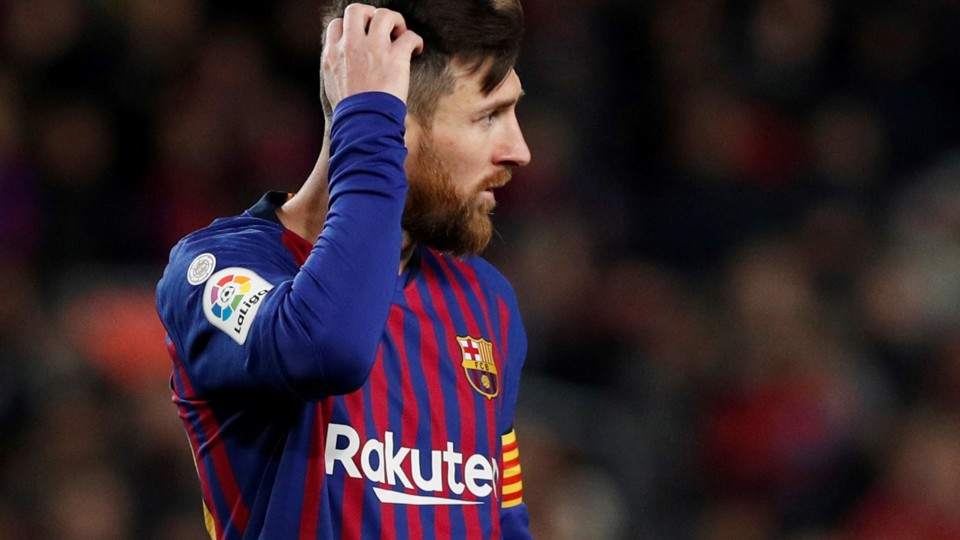Messi no se entrenó y es duda para el fin de semana