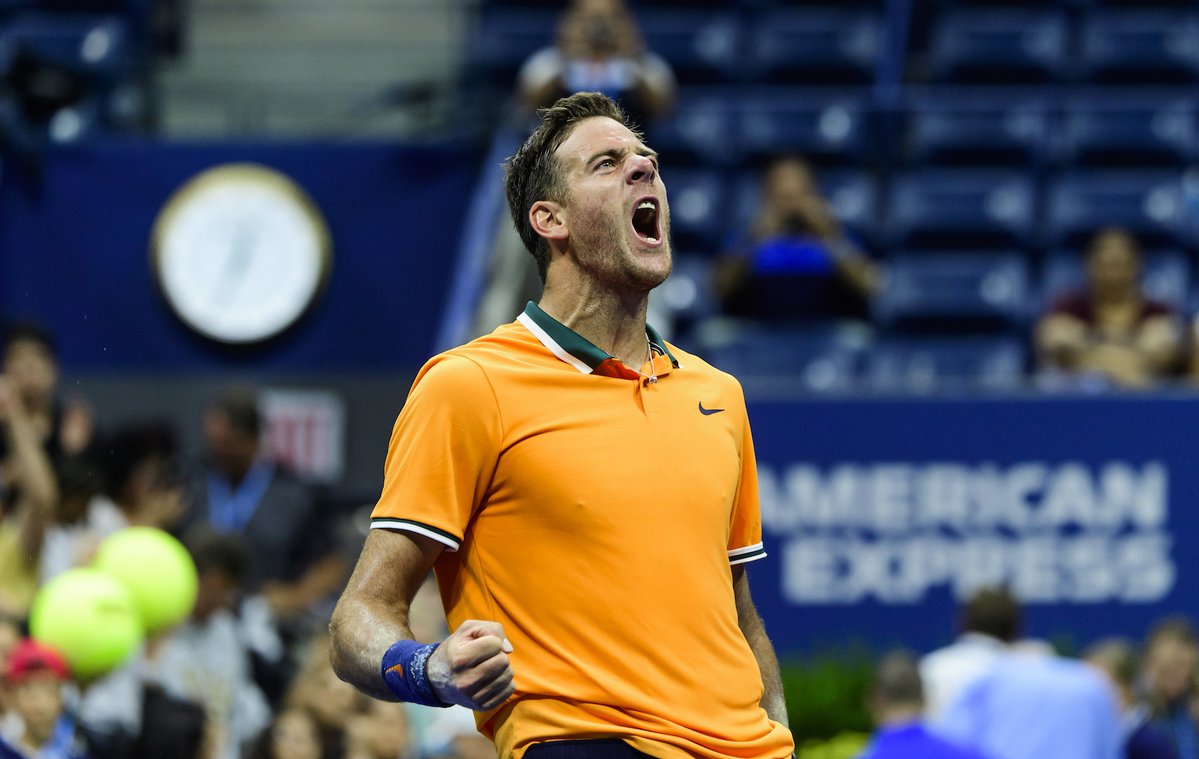 Del Potro, el único argentino que se metió en octavos