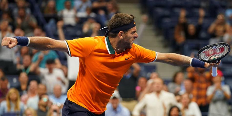 Del Potro va por las semis en el US Open