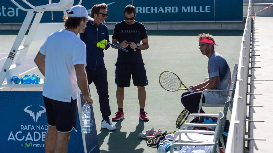 Moyà: “Si Rafa está sano, aspirará a todo”