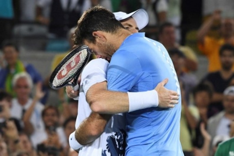 Del Potro a Murray: “No dejes de intentarlo, sigue luchando”