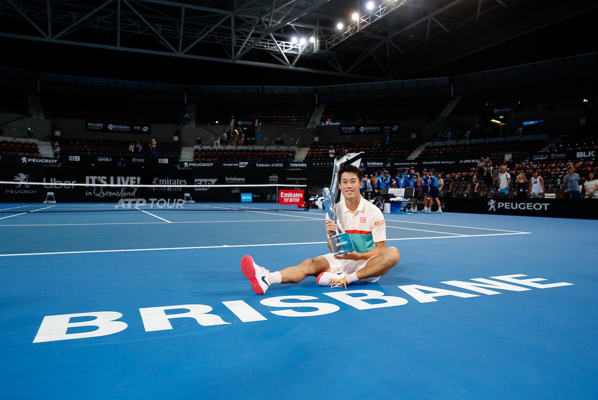 Nishikori cortó la sequía y se coronó en Brisbane