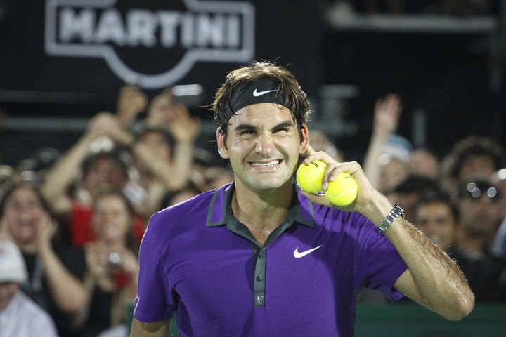 El público argentino ama a Federer