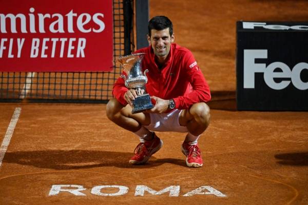 Nole campeón en Roma