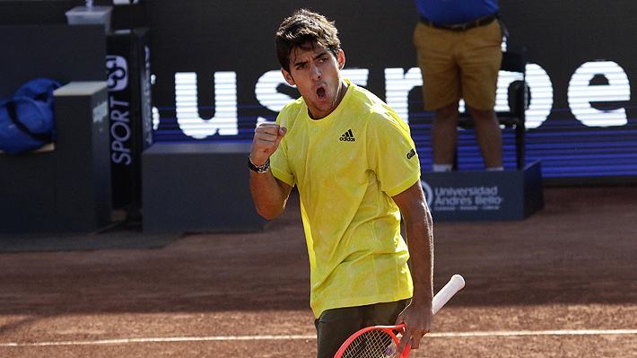 Garín se reencontró con su tenis y está en semis de Santiago