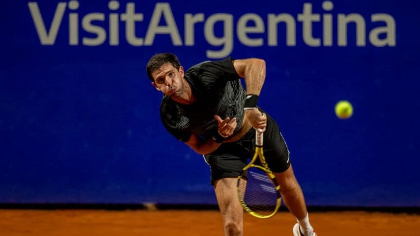 Delbonis amargó al campeón de Córdoba