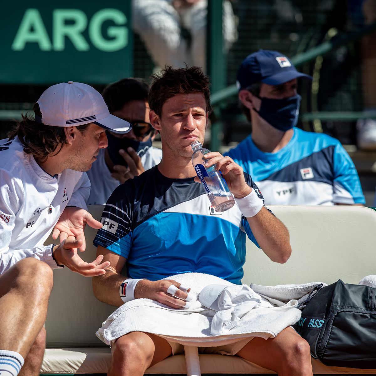 Sorprendieron a Schwartzman en la Davis
