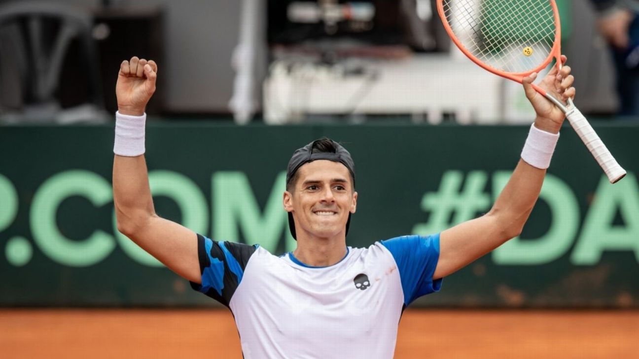 Coria debutó con un triunfo en Davis