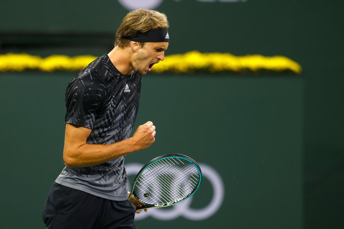 Zverev aplastó a Monfils para meterse en cuartos de final